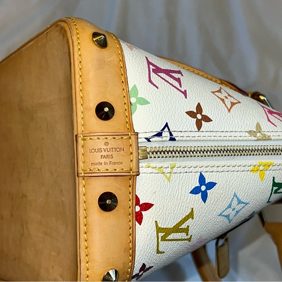 Authentic Louis Vuitton Multicolore Murakami Satchel - Alma - VINTAGE BEAUTY! - Picture 7 of 11